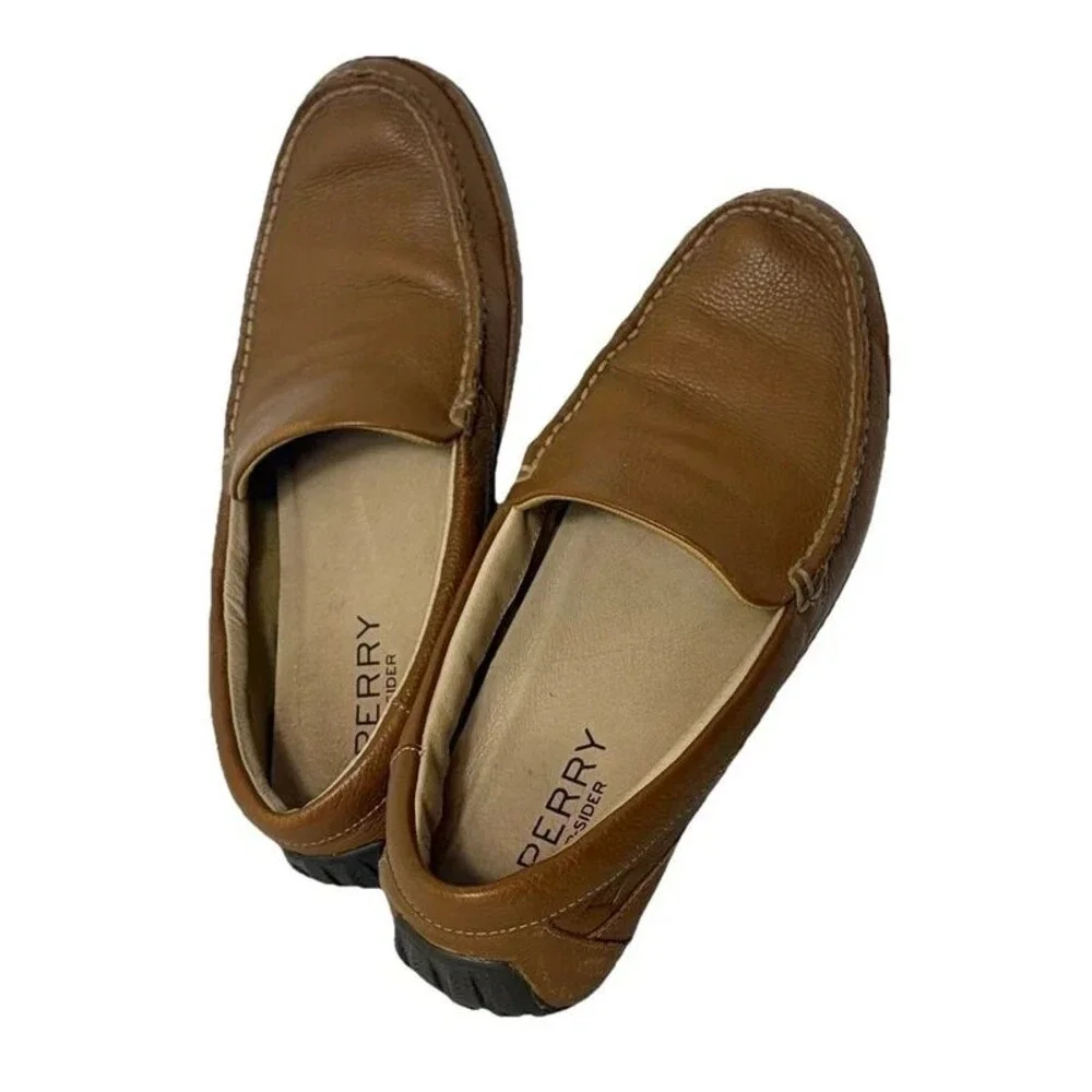 Sperry Top-Sider Hampden Venetian Loafer STS10724 Brown Leather Men’s US Size 10